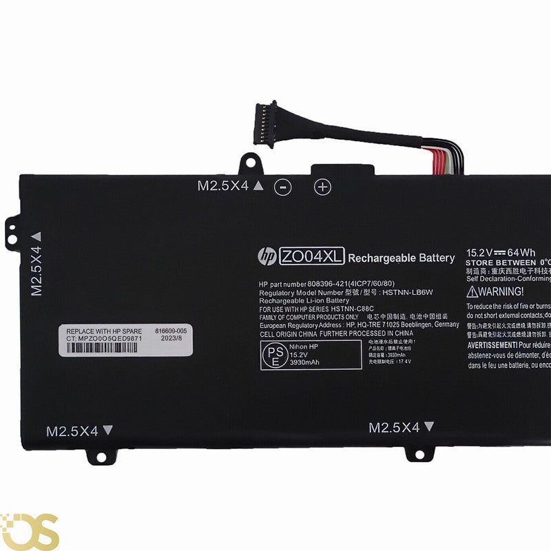 بطارية لاب توب غير محدد اتش بي ZO04XL لاتش بي زد بوك ستوديو G3 G4 ZO04XL - ZO04XL