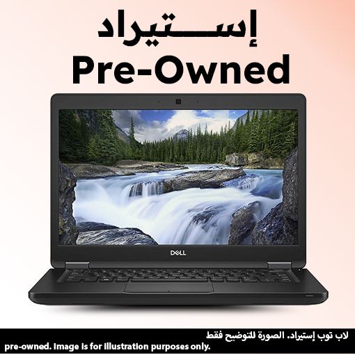 لاب توب استيراد ديل لاتيتيود 5490 ، معالج انتل كور i5-8350U ، هارد 256 جيجا بايت ، رام 8 جيجا بايت ، كارت شاشة انتل UHD جرافيكس 620