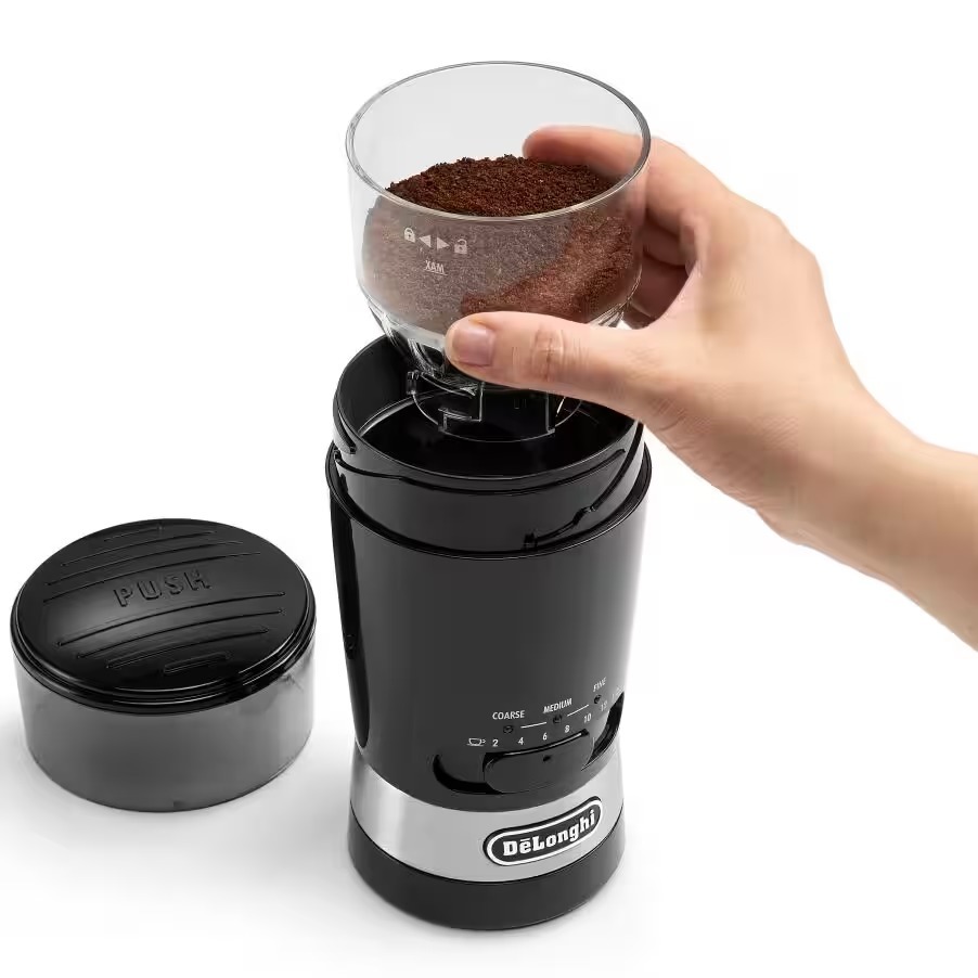 Delonghi Coffee Grinder , 90 gm 0 Watt , Black - KG210