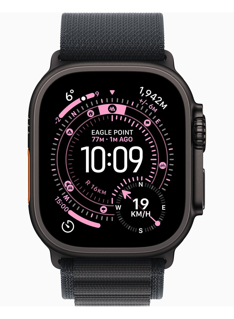Apple Ultra 3 Smart Watch, M/L Band , 49 Millimeter Black Titanium and Black Alpine