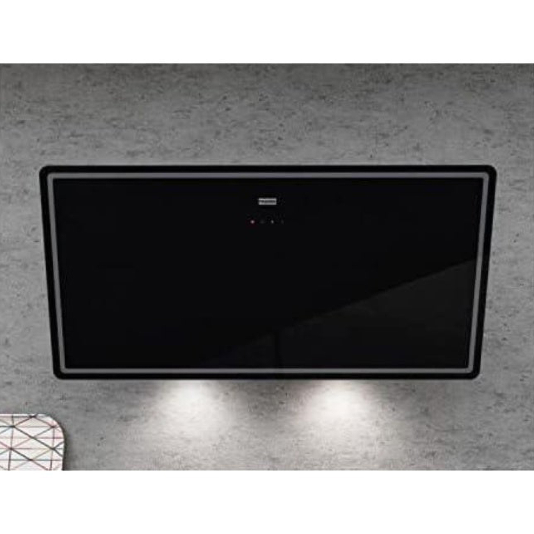 Franke Built-In Decorative Hood , 90 Centimeter , Black Glass - FPJ 915 V BK/DG A
