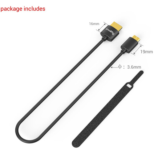 كابل HDMI صغير سمول ريج ،اسود - 3040
