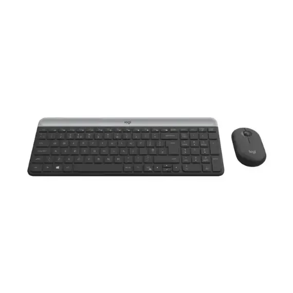 كيبورد وماوس لاسلكي للعمل لوجيتك MK470 ، جرافيت - 920-010069