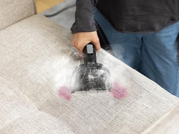 Bissell Spotclean Hydrosteam Bagless Carpet Cleaner Black - 3700E