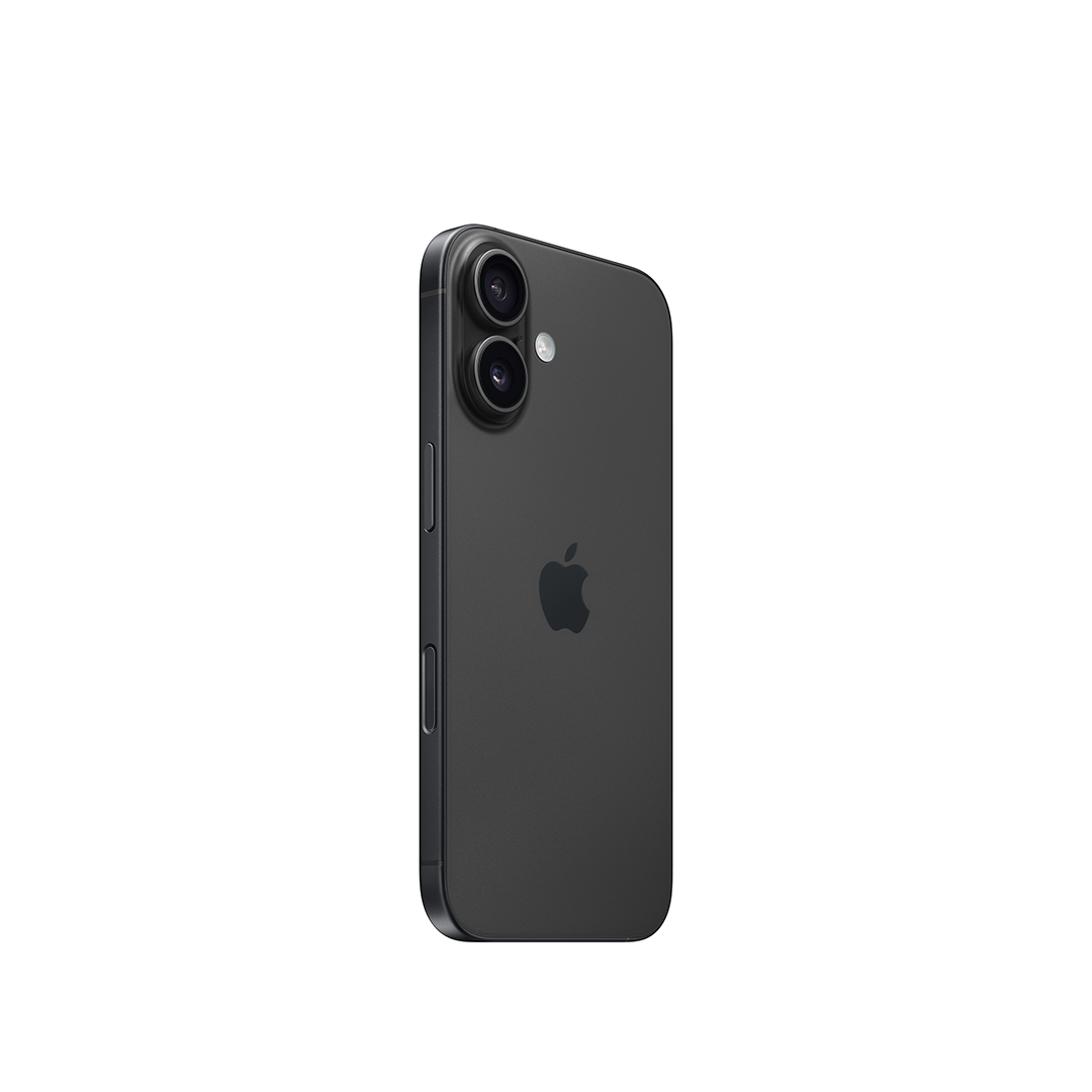 Apple iPhone 16 , 128 GB , 8 GB , 5G , Dual-SIM - Black