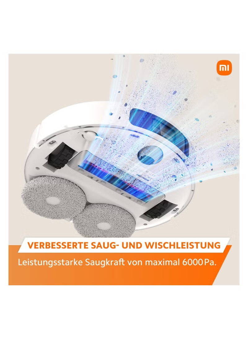 Xiaomi X20 Plus Robotic Vacuum Cleaner , 5200 mAh White - BHR8125EN