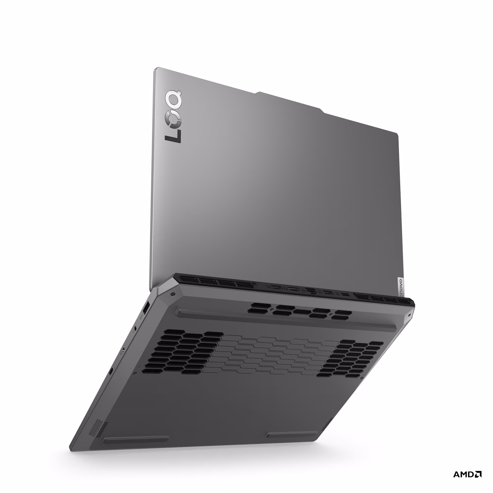لاب توب جيمنج لينوفو LOQ 15ARP9 ، معالج ايه ام دي رايزن 5 7235HS 15.6 بوصة ، هارد 512 جيجا بايت SSD ، رام 16 جيجا بايت ، كارت شاشة انفيديا جي فورس RTX 4050 ،فري دوس - رمادي لونا