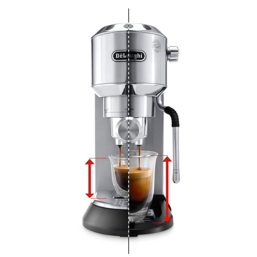 Delonghi Dedica Arte Espresso Machine , 1 Liter , Stainless Steel - EC885M