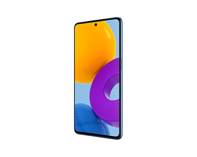 سامسونج جالكسي M52 ، سعة 128 جيجا بايت ، رام 8 جيجا بايت ، شبكة 5G ، شريحتين - ازرق فاتح