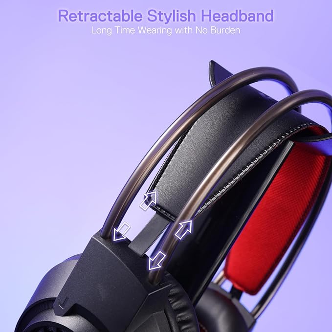 Redragon Scream H231 Wired Gaming Headset with Microphone , Black