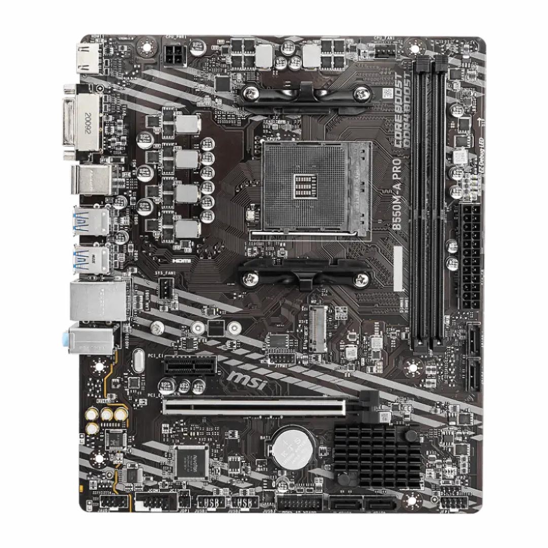 ماذر بورد ام اس اي B550M-A برو ، AMD ، mATX - اسود