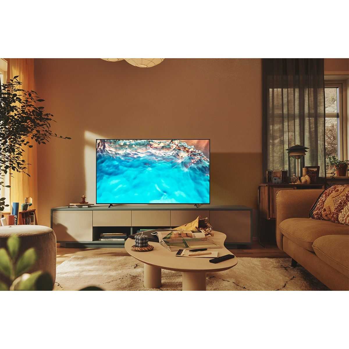 شاشة تلفزيون سمارت سامسونج ، مقاس 85 بوصة ، ليد ، دقة 4K UHD ، بريسيفر داخلي
