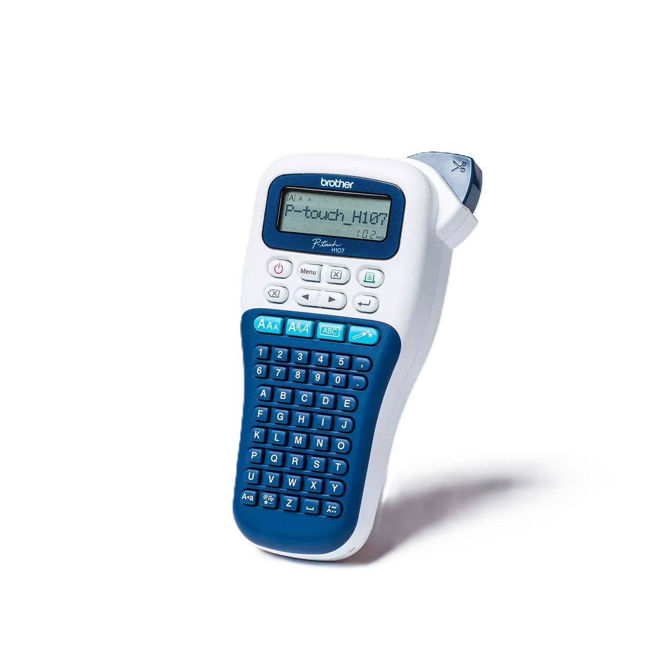 Brother Portable Label Printer , Blue White - PT-H107B