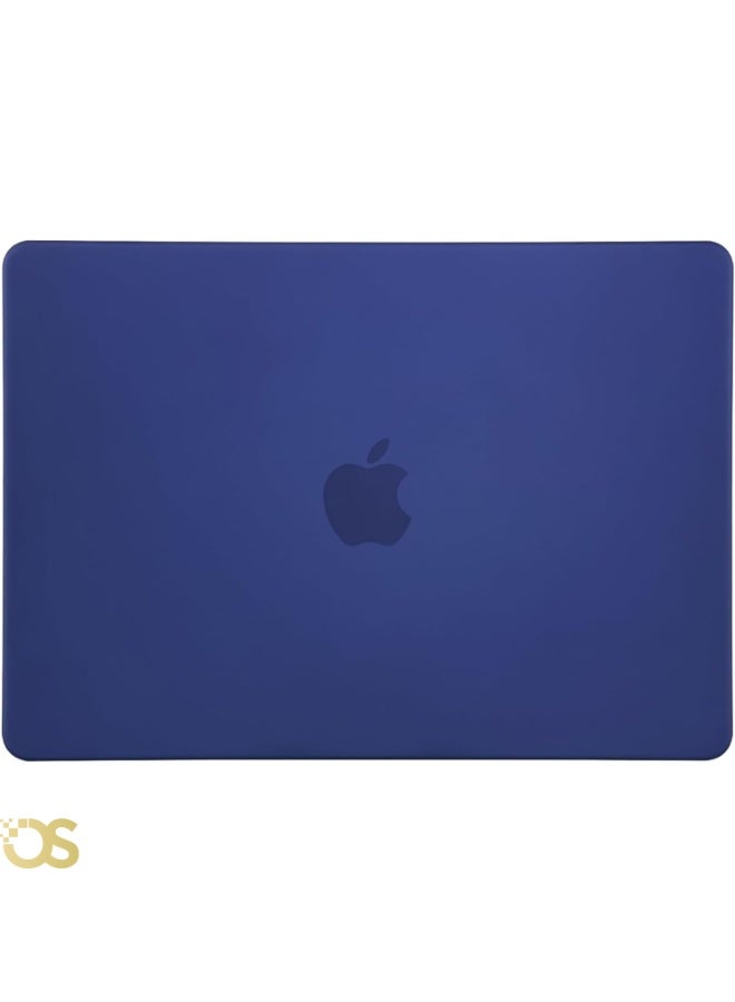 Generic Matte Hard Shell Case with Screen Protector for MacBook Air 13.3-inch (models A1932, A2179, A2337) , Dark Blue