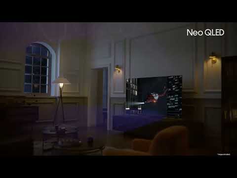 شاشة تلفزيون سمارت سامسونج ، مقاس 55 بوصة ، Neo QLED ، دقة 4K UHD ، بريسيفر داخلي - 55QN85BA