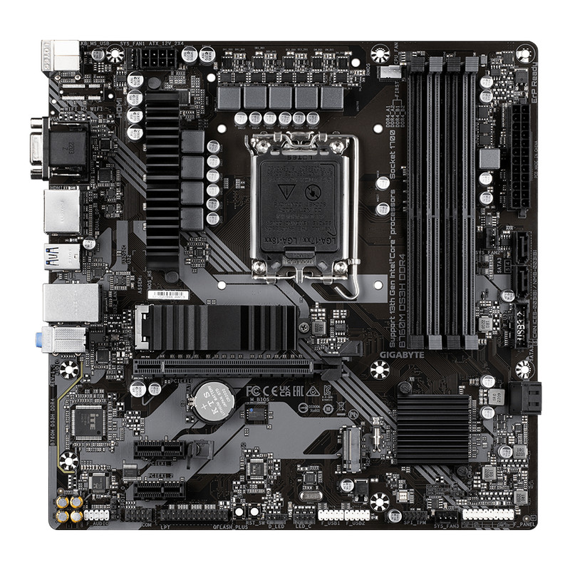 Gigabyte B760M DS3H Motherboard Multi Color