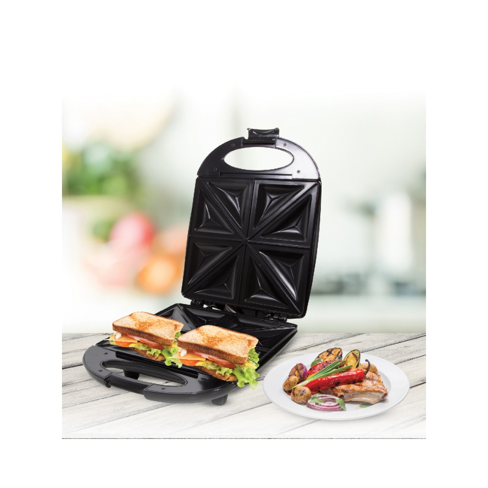 Arshia Sandwich Maker 1200 Watt Black - SM064-2455