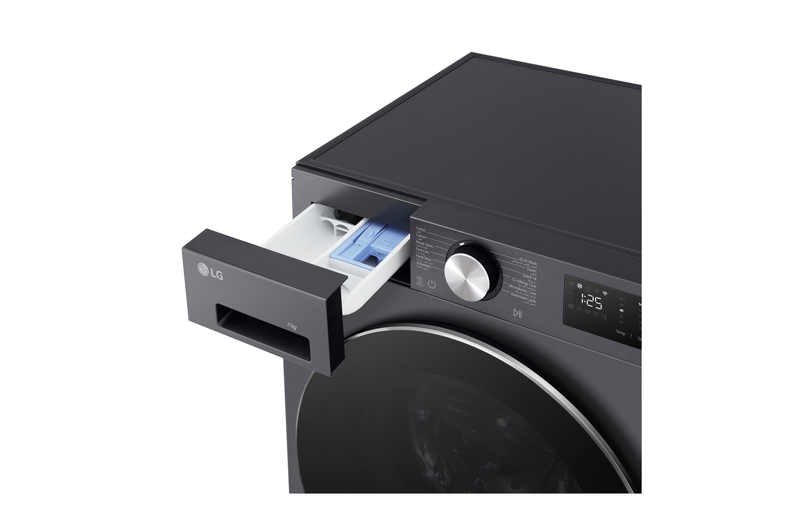 غسالة فول اتوماتيك انفرتر ال جي ، سعة 11 كجم ، جرافيت ايسنس - F4X5EYG24