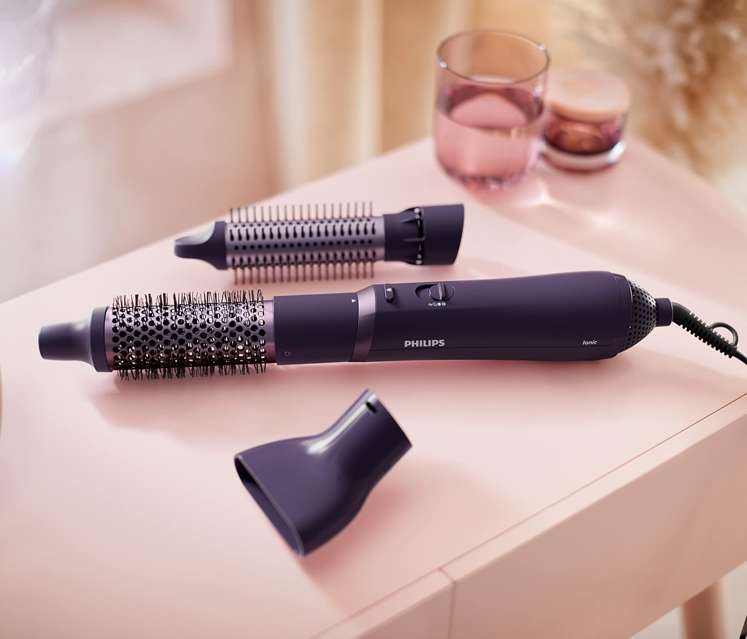 فرشاة تصفيف الشعر فيليبس 3000 سيريس ، ارجواني - BHA305-00