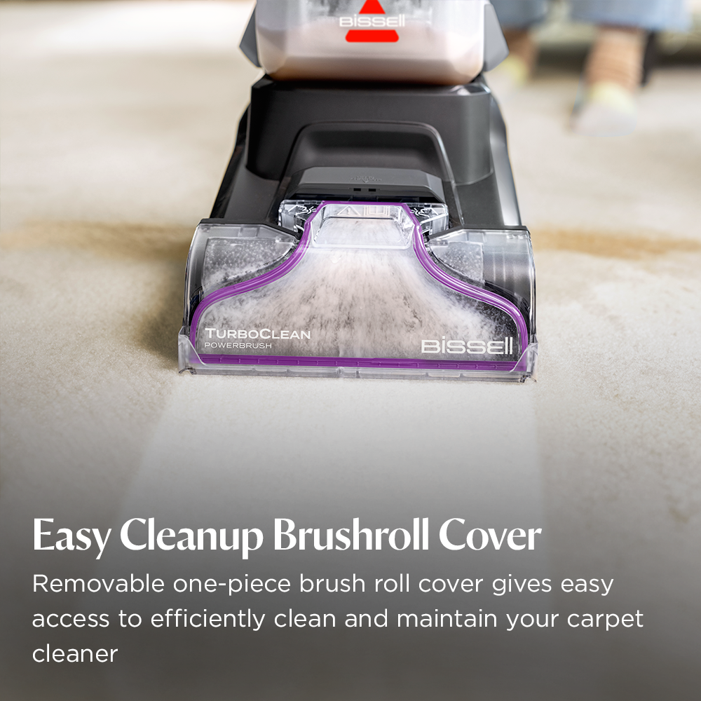Bissell TurboClean PowerBrush Bagless Carpet Cleaner Black Purple - 4058K