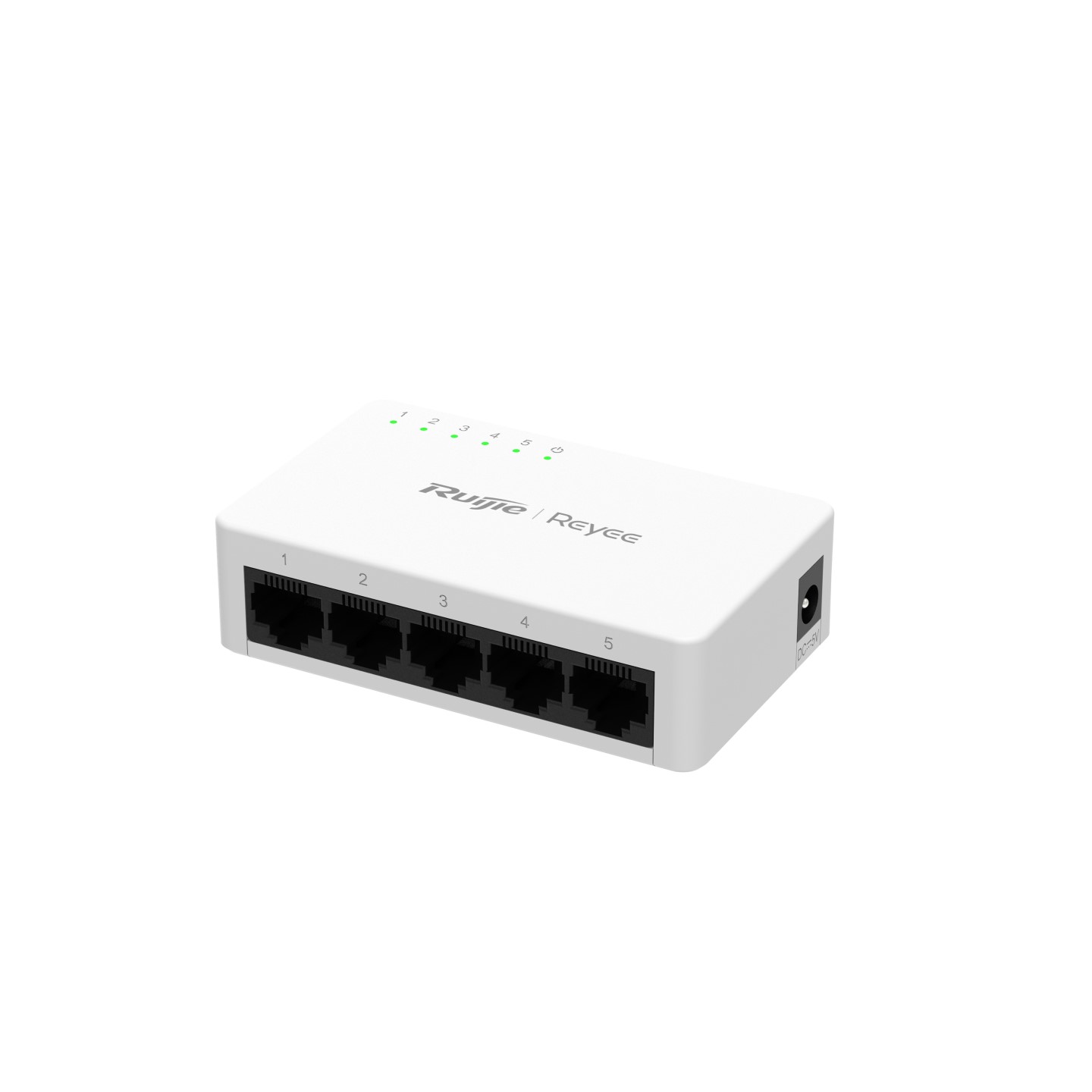 Ruijie Reyee Plastic Casing Non-PoE Switch , 5 Ports , White - RG-ES05G-L