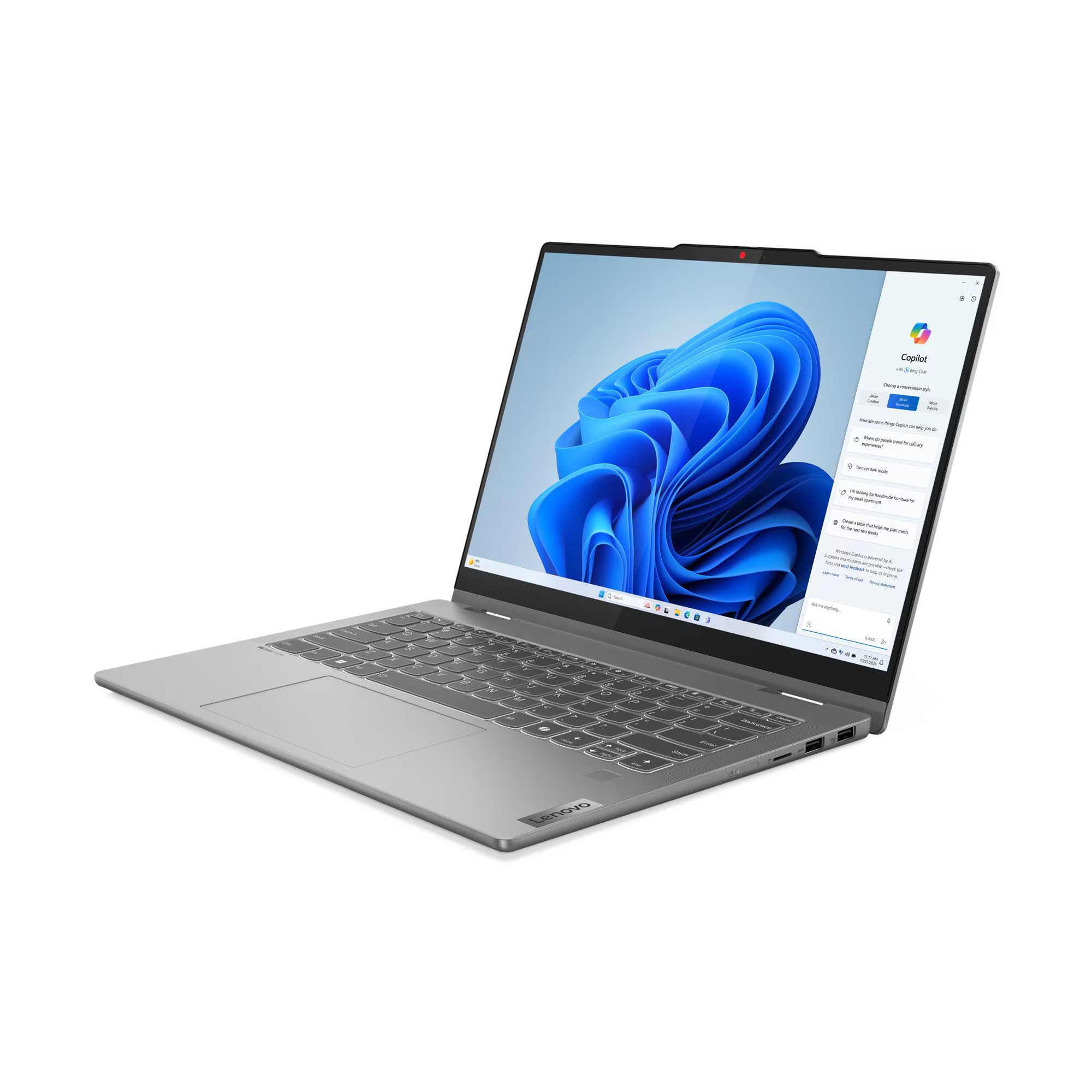 لاب توب لينوفو ايديا باد 5 14IRH9 - 83KX0044ED ، معالج انتل كور i7-13620H 14 بوصة ، هارد 512 جيجا بايت SSD ، رام 16 جيجا بايت ، كارت شاشة انتل UHD جرافيكس ،ويندوز 11 - رمادي لونا