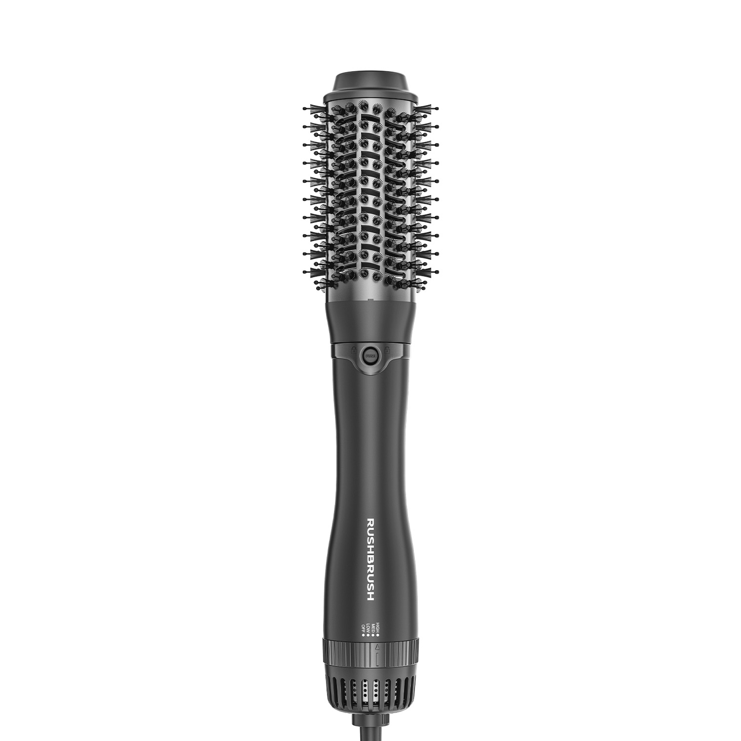 Rush Brush 5 in 1 Air Styler with Attachments 1200 Watt , Black
