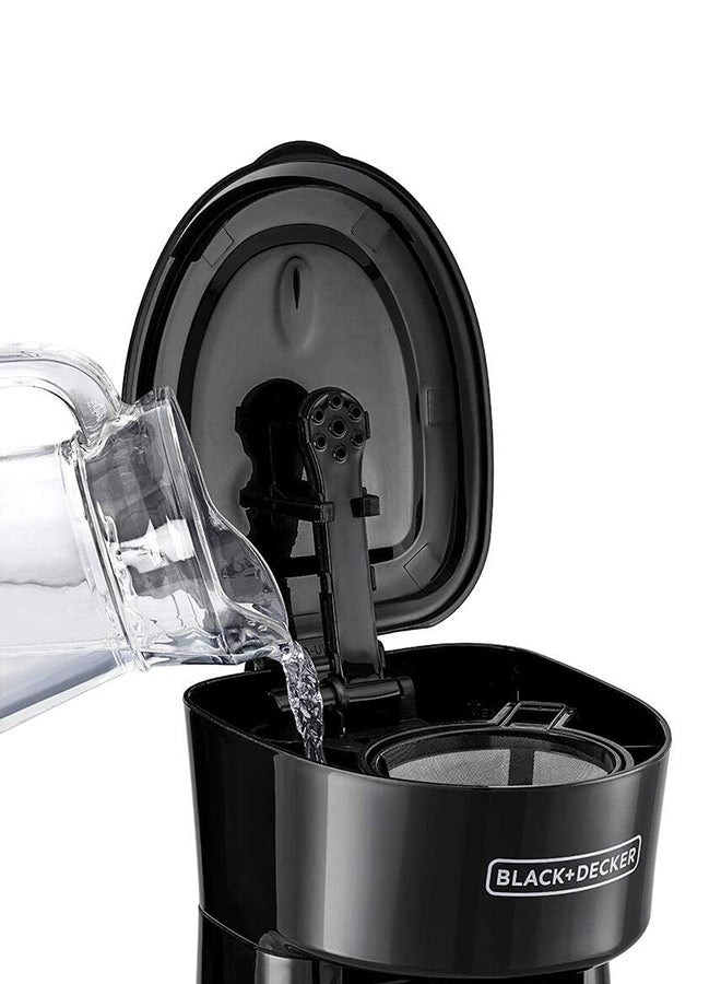 Black + Decker Coffee Machine , 360 milliliter 650 Watt , Black Silver - DCT10-B5