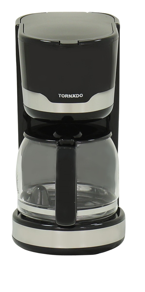 ماكينة قهوة تورنيدو ، سعة 1.5 لتر ، 10 كوب ، 1000 وات ، اسود - TCMA-1015-B