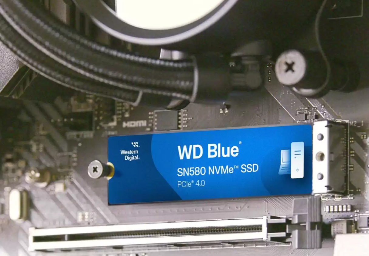 هارد SSD داخلي ويسترن ديجيتال ديجيتال بلو SN580 ، سعة 1 تيرا بايت - WDS100T3B0E