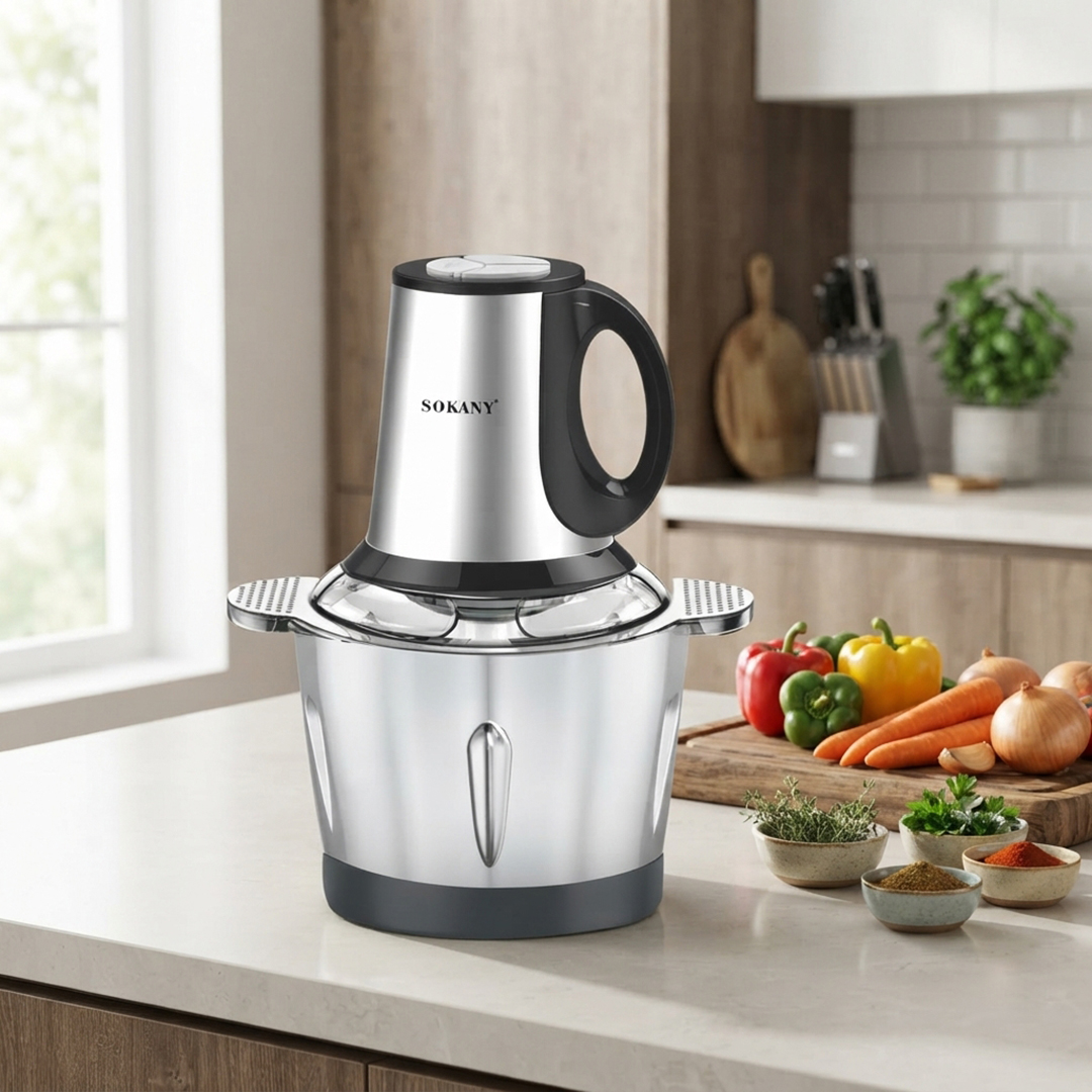 كبة كهرباء سوكاني ،اسود وفضي - SK-7011N