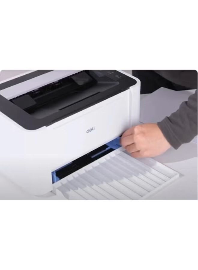 Deli Wireless Laser Printer , White - P1820W