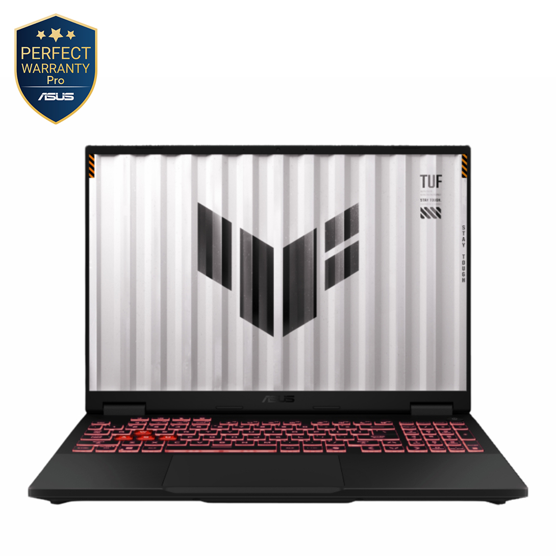 لاب توب جيمنج اسوس TUF Gaming A16 2025 - FA608PM-RV169W ، معالج ايه ام دي رايزن 9 8940HX 16 بوصة ، هارد 1 تيرا بايت SSD ، رام 16 جيجا بايت ، كارت شاشة انفيديا جي فورس RTX 5060 ،ويندوز 11 - رمادي جايجر