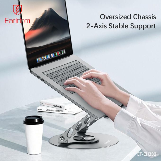 Earldom Laptop Stand for Laptops and tablets , Grey - ET-EH332