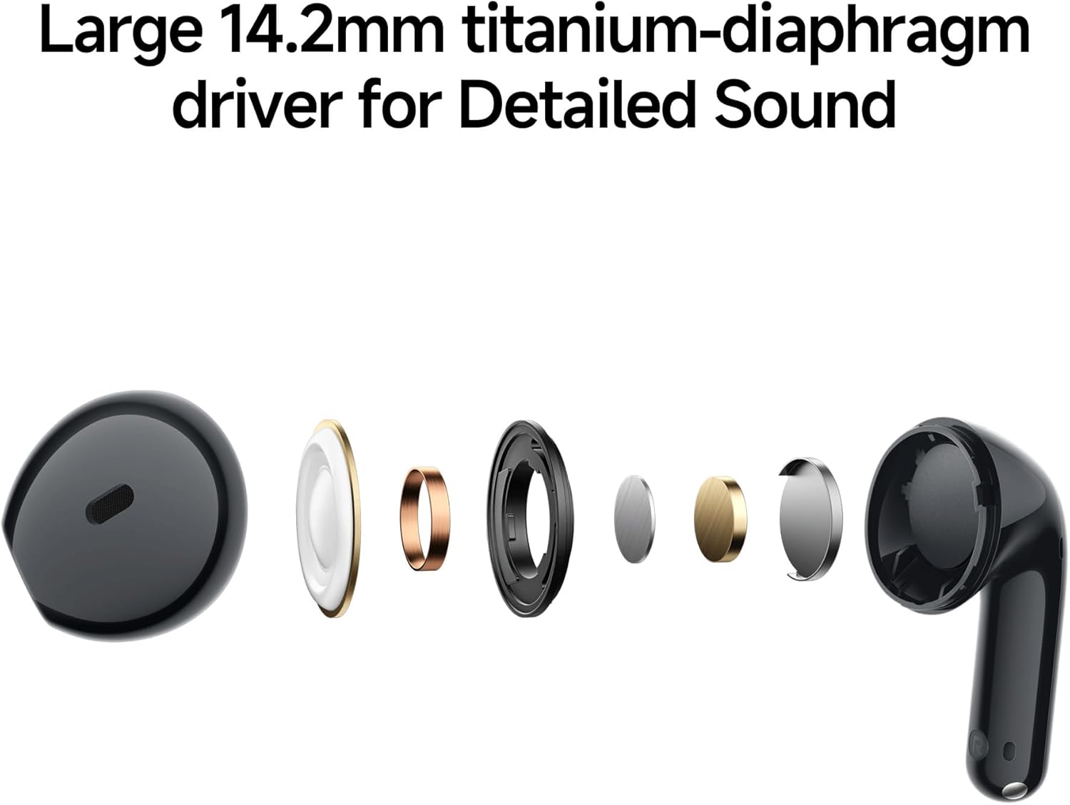 Xiaomi Redmi Buds 8 Active Earbuds , Black - M2537E1