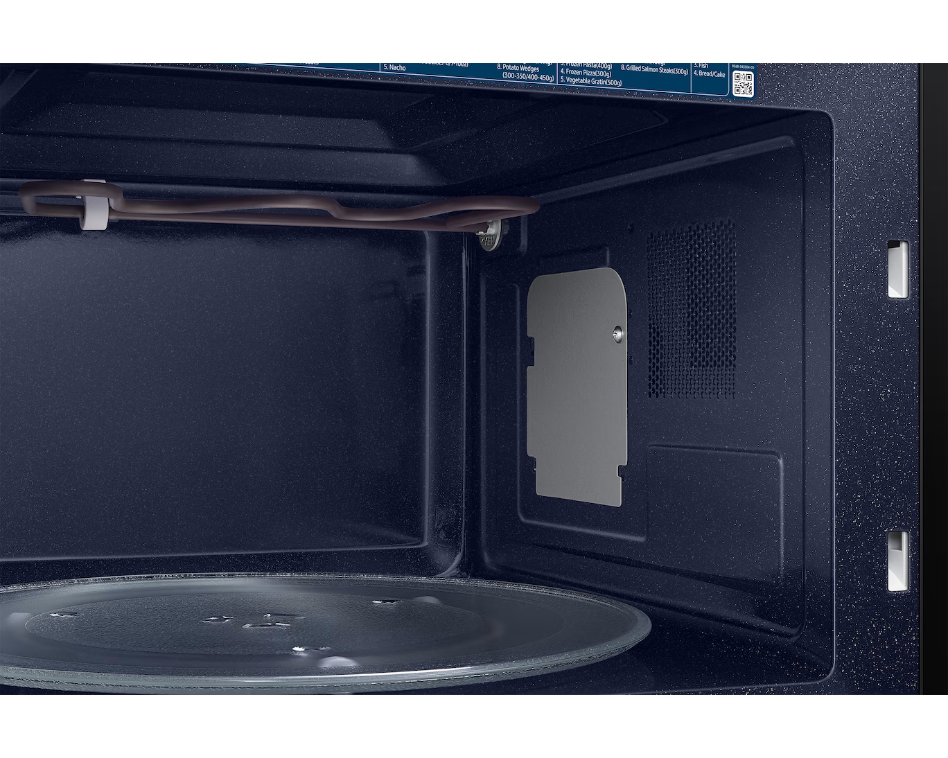 Samsung Microwave with Grill , 40 Liter 1500 Watt , Black Silver - MG40DG5524ATGY
