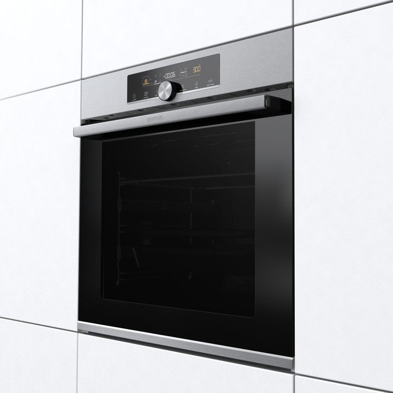 Gorenje Built-In Electric Oven with Grill 77 Liter , Black Stainless Steel - BOS6747A01X
