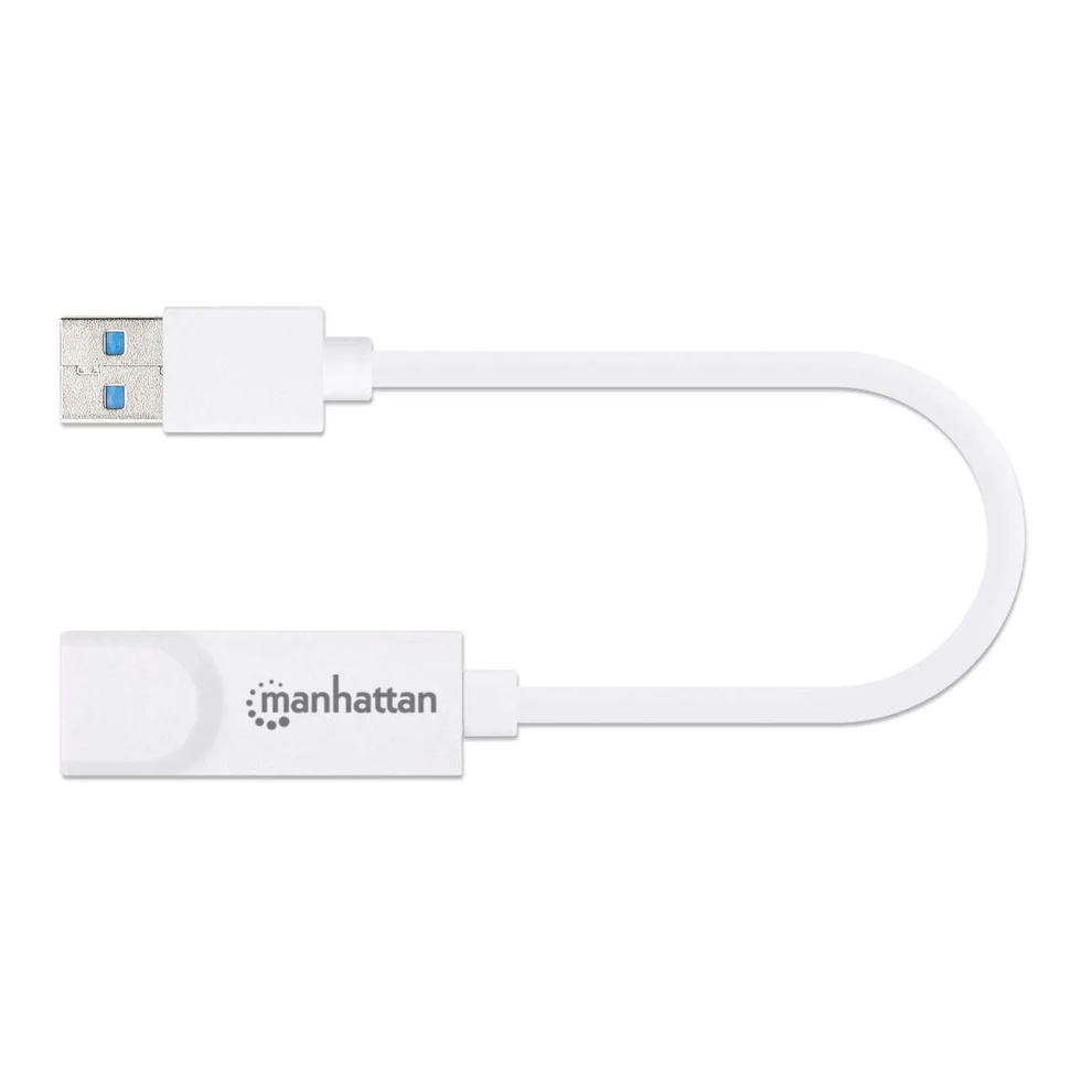 محول USB الى ايثرنت مانهاتن ،ابيض - 506847