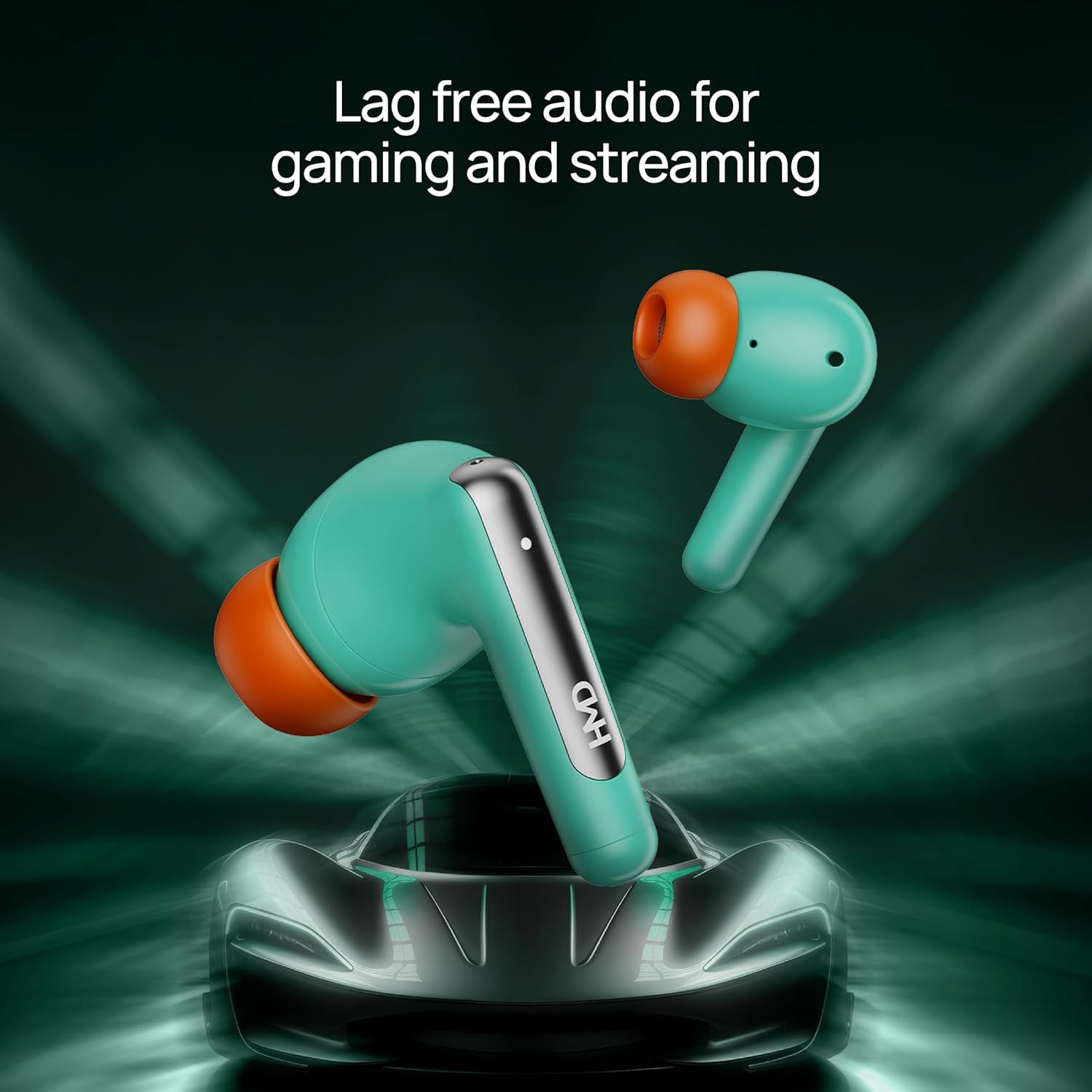 HMD DUB P60 Earbuds , with Active Noise Cancellation , Green