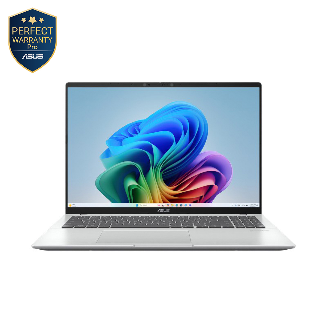 لاب توب اسوس فيفو بوك 16 - X1607QA ، معالج كوالكوم سناب دراجون X1 26100 16 بوصة ، هارد 1 تيرا بايت SSD ، رام 16 جيجا بايت ، كارت شاشة كوالكوم ادرينو ،ويندوز 11 - فضي