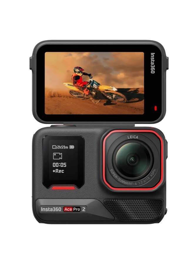 Insta360 ACE PRO 2 Action Camera Bundle , 50 megapixels , Black - ACEPRO208