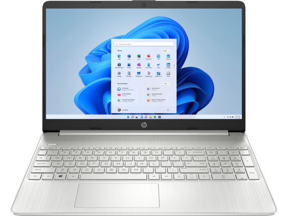 لاب توب اتش بي 15S-FQ5046NE ، معالج انتل كور i3-1215U 15.6 بوصة ، هارد 256 جيجا بايت SSD ، رام 4 جيجا بايت ، كارت شاشة انتل UHD جرافيكس ،ويندوز 11 - فضي ناتشورال