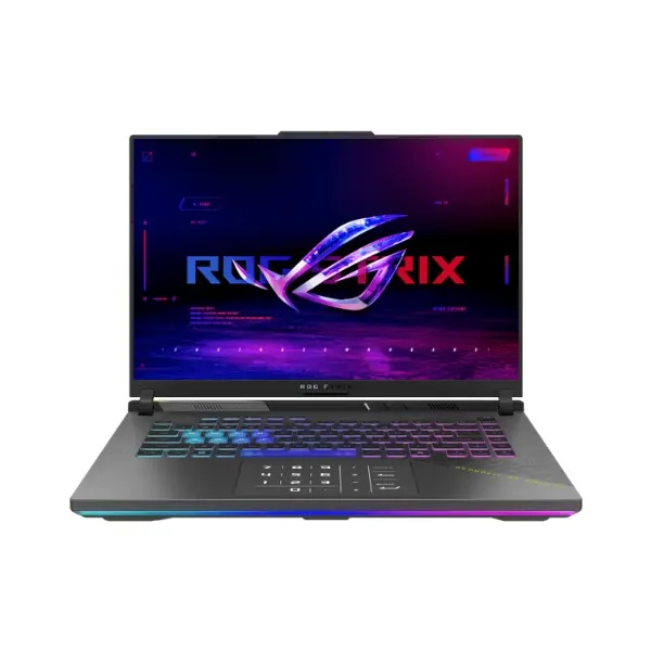 Asus ROG Strix G16 G614PR-RV161W Gaming Laptop ,AMD Ryzen 9 8940HX 16 Inch ,1 Terabyte SSD ,16 GB ,NVIDIA GeForce RTX 5070 TI ,Windows 11 - Eclipse Gray
