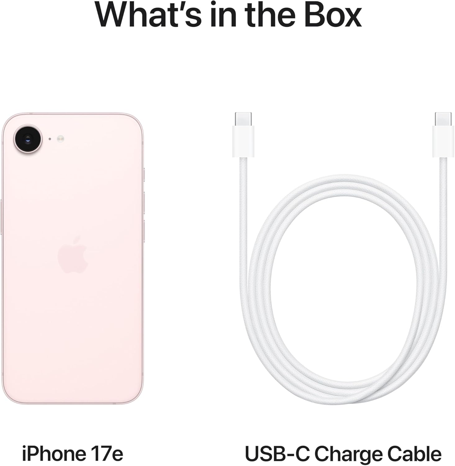 Apple iPhone 17e , 256 GB , 8 GB , 5G , Dual-SIM - Soft Pink