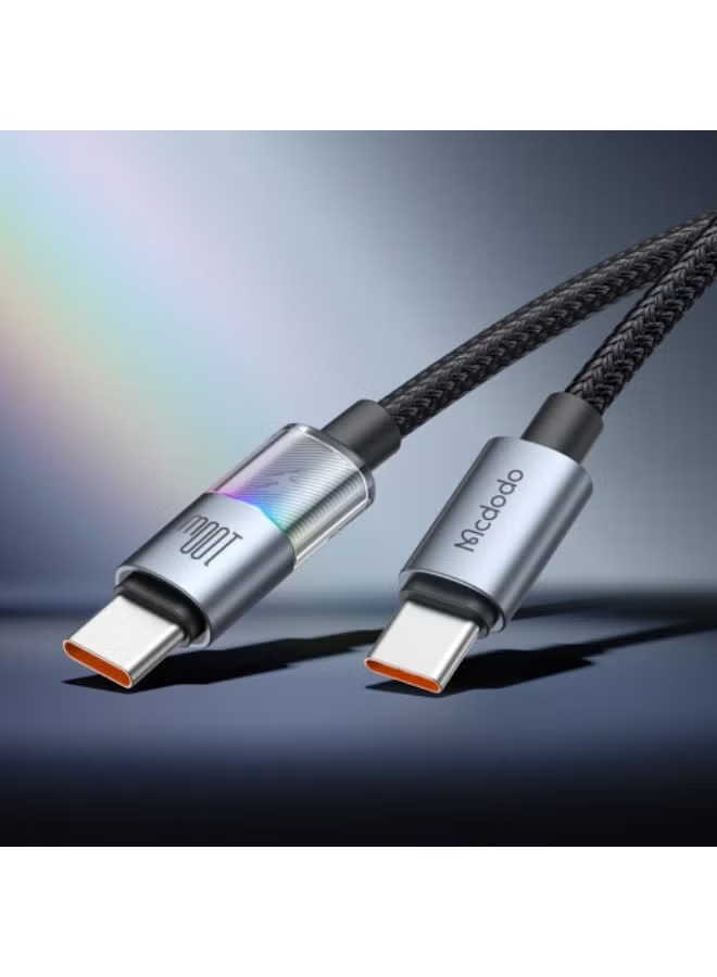كابل شحن Type C مكدودو ، طول 1.2 متر ، اسود - CA-8200