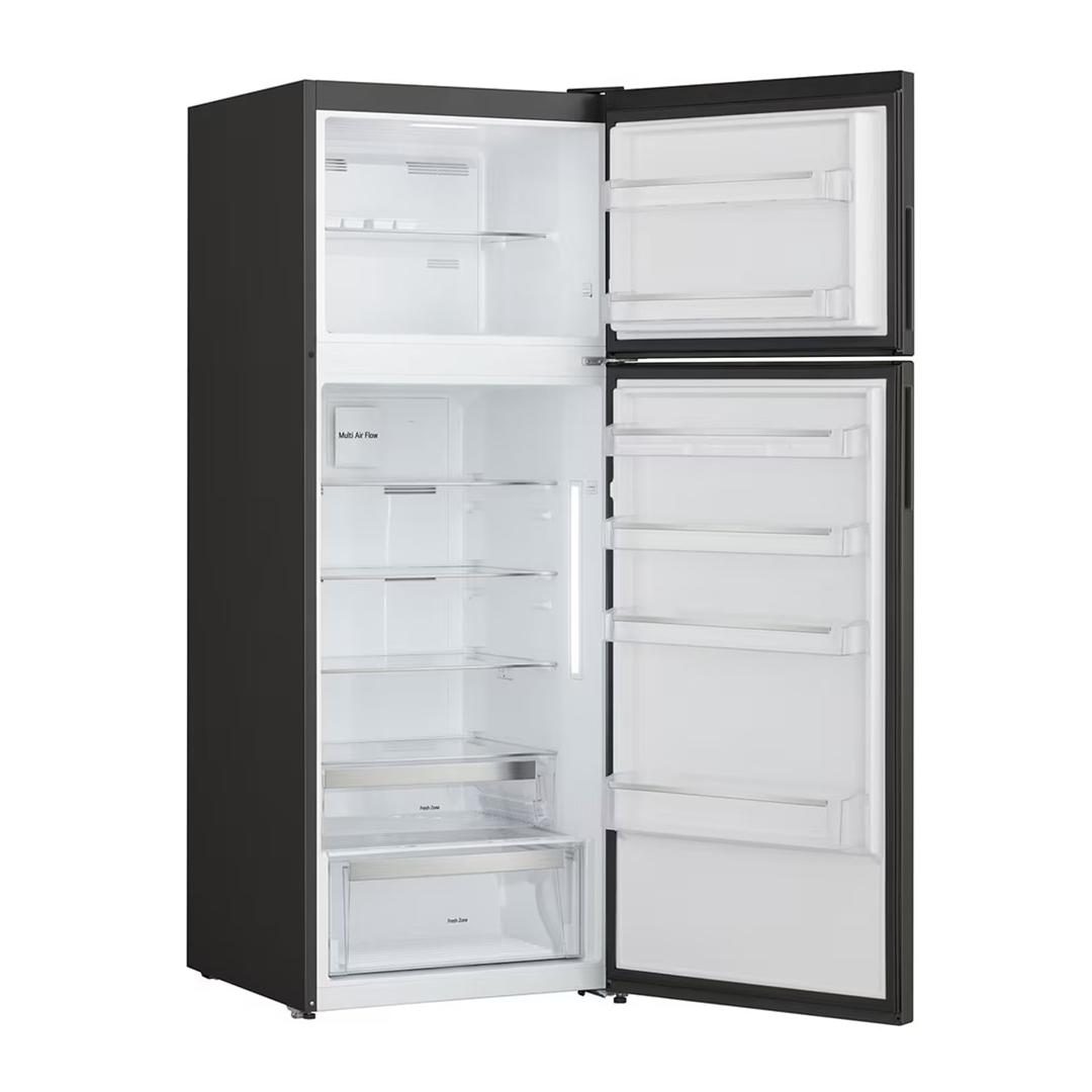 LG NoFrost Top Freezer Refrigerator , 450 Liter Inverter Motor , Black - GTF452SSAN