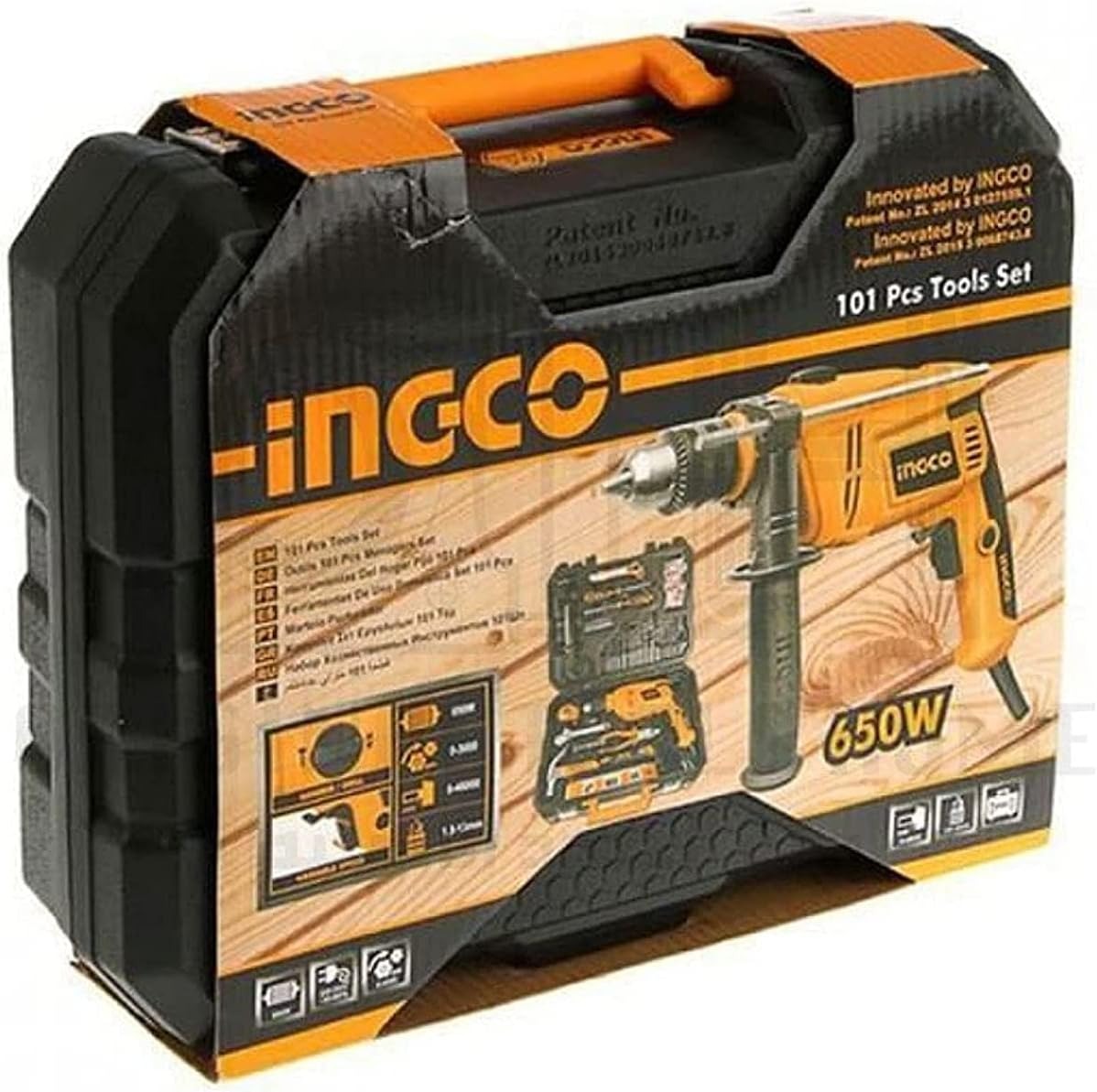 Ingco Rotary Hammer Drill , Multi Color - HKTHP11024