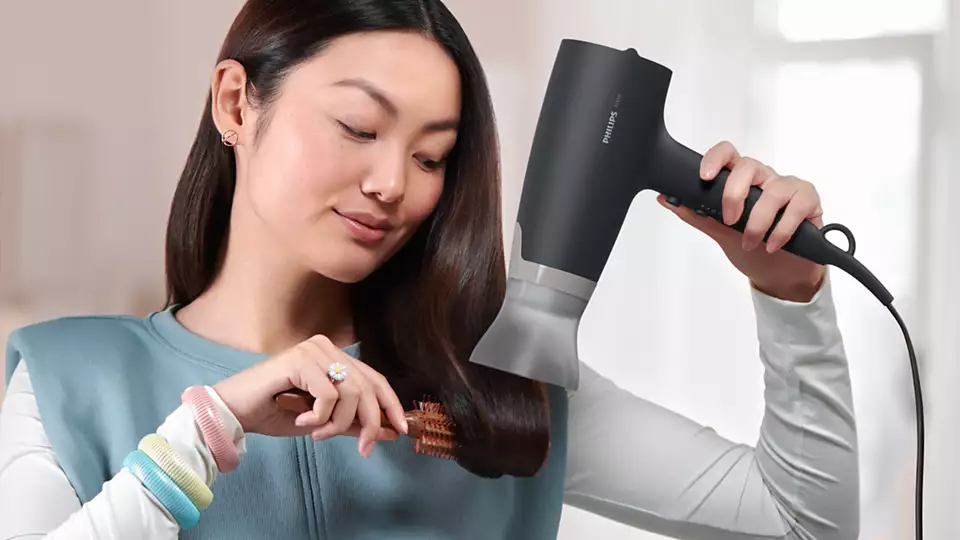 Philips Hair Dryer 2100 Watt , Black - BHD351-13