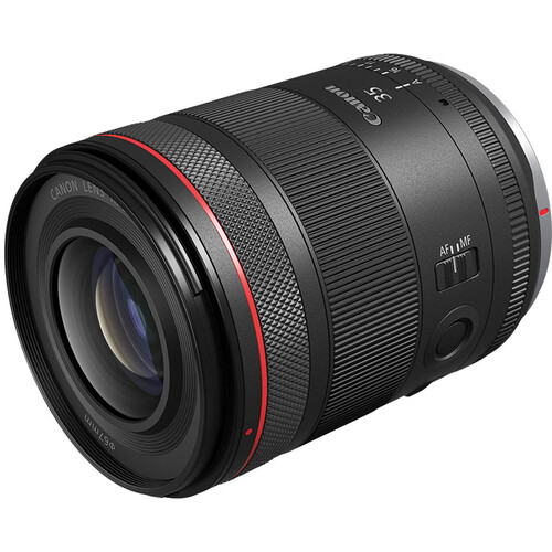 Canon Camera Lens , 35 mm for Canon RF Cameras , Black - ICS-4219