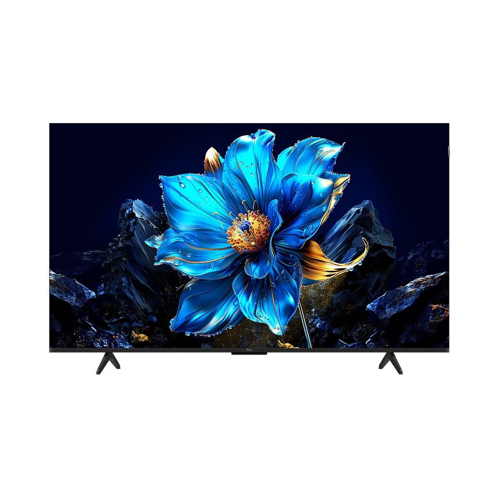 شاشة تلفزيون سمارت تي سي ال ، مقاس 55 بوصة ، QLED ، دقة 4K UHD ، بريسيفر داخلي